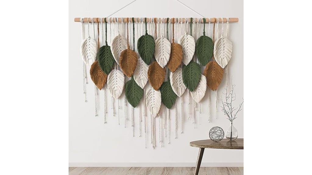 large boho woven tapestry