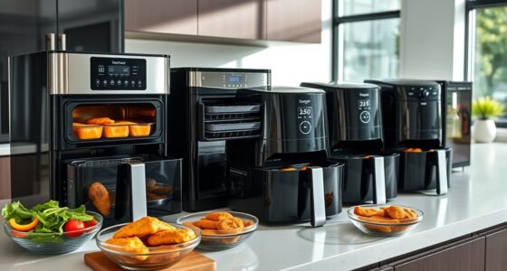 large capacity family friendly air fryers