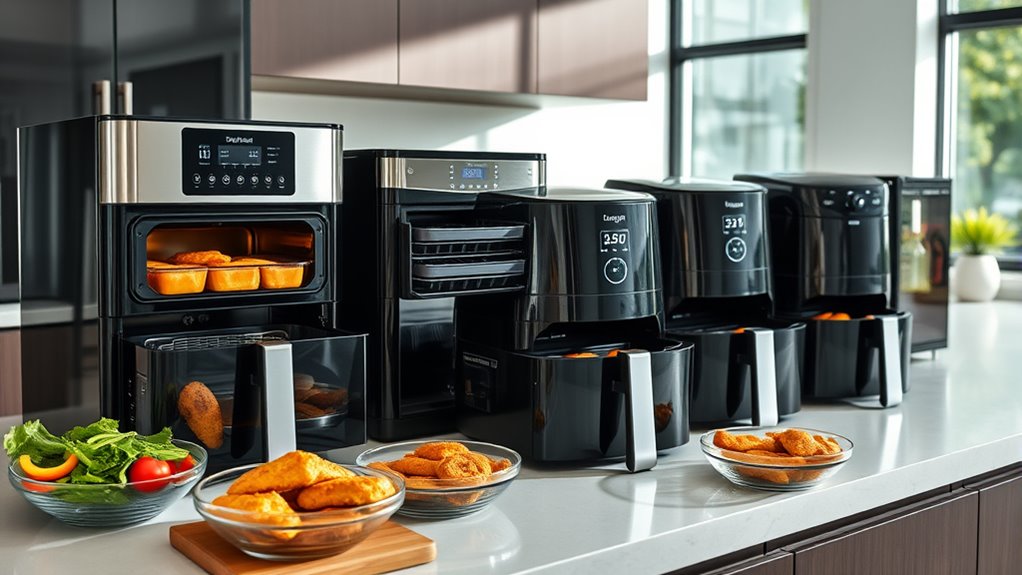 large capacity family friendly air fryers