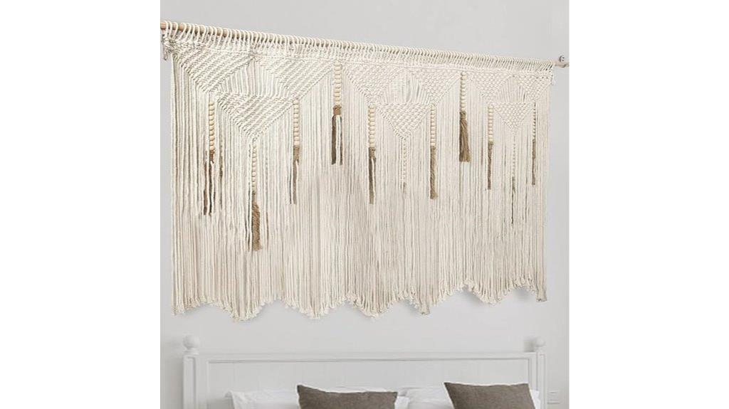 large macrame wall hanging