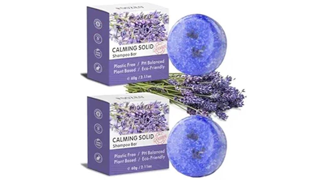 lavender shampoo bars pack