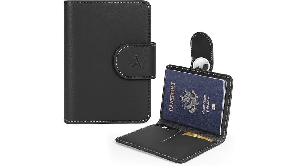 leather rfid passport holder