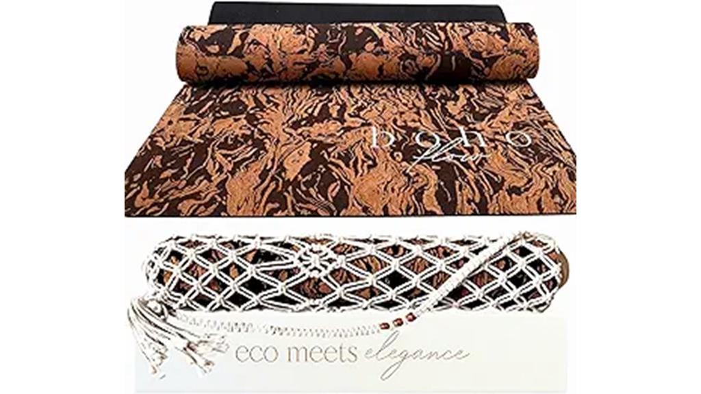 luxury cork yoga set