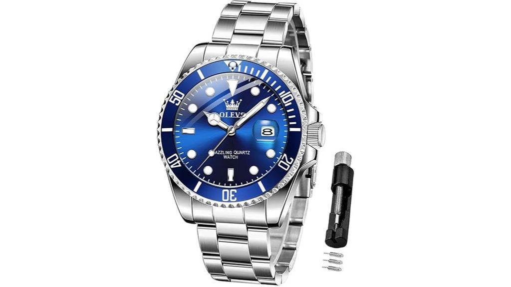 luxury waterproof quartz watch