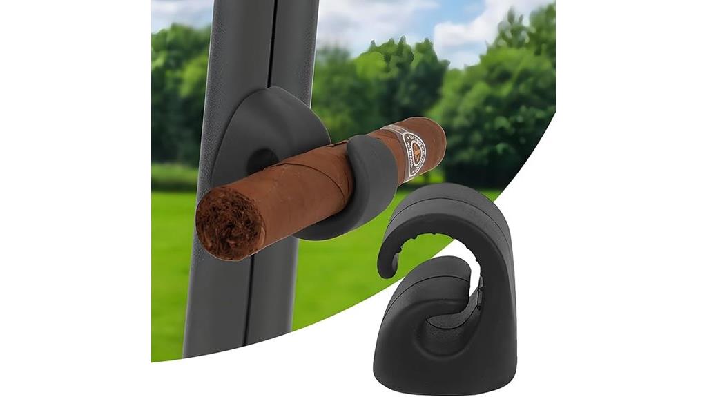 magnetic golf cart cigar holder