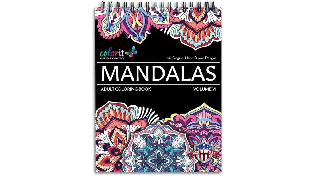 mandalas coloring book adults