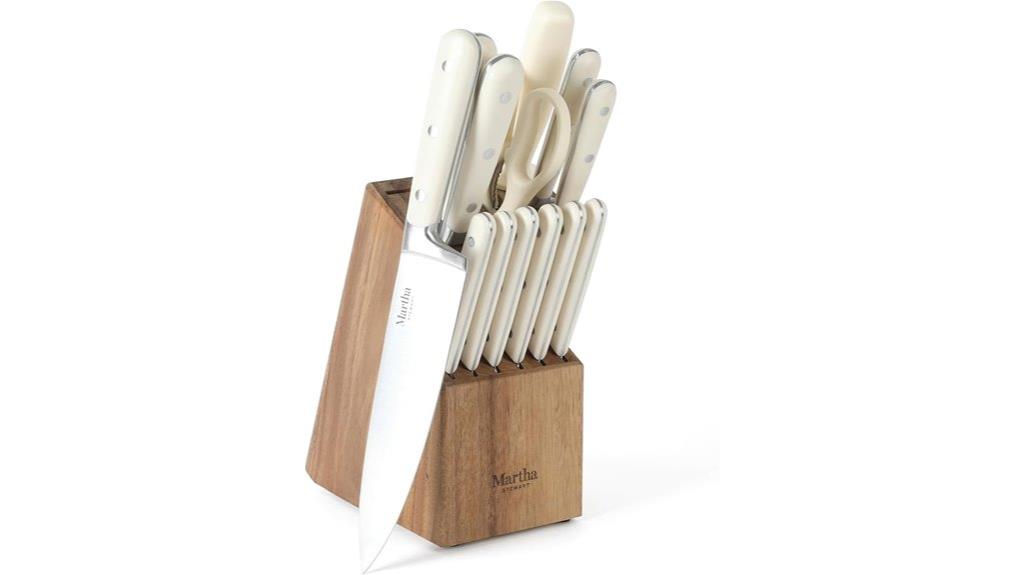 martha stewart knife set