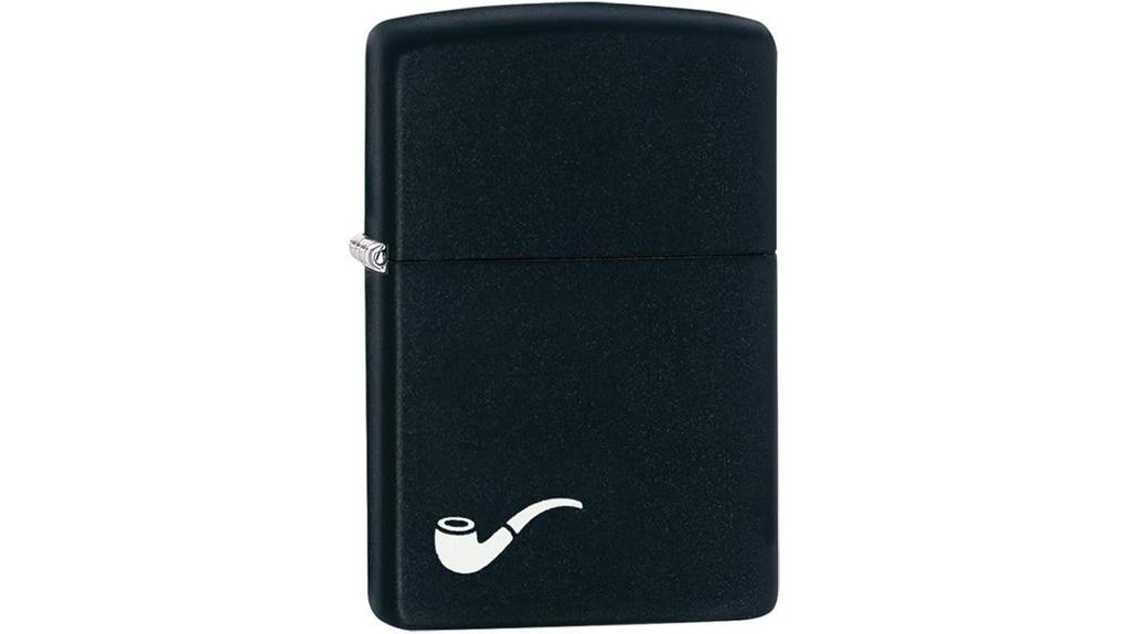 matte black pipe lighter