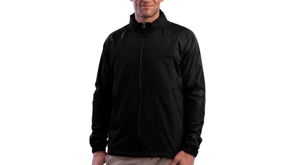 men s packable windbreaker jacket