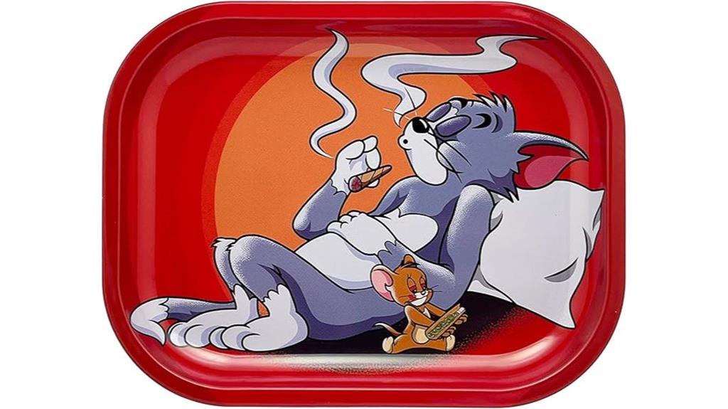 metal rolling tray for smoking