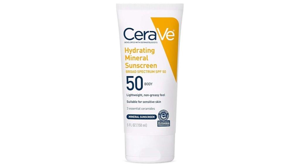 mineral spf 50 sunscreen
