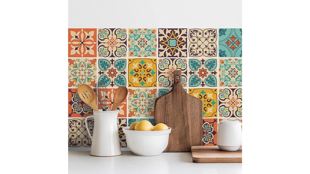 moroccan bohemian tile stickers