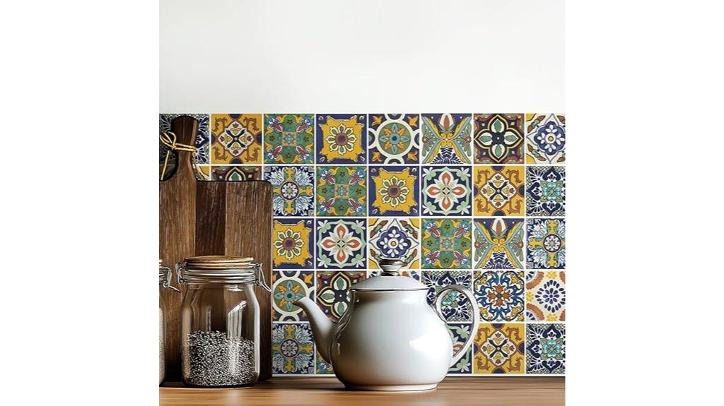 moroccan tile stickers pack
