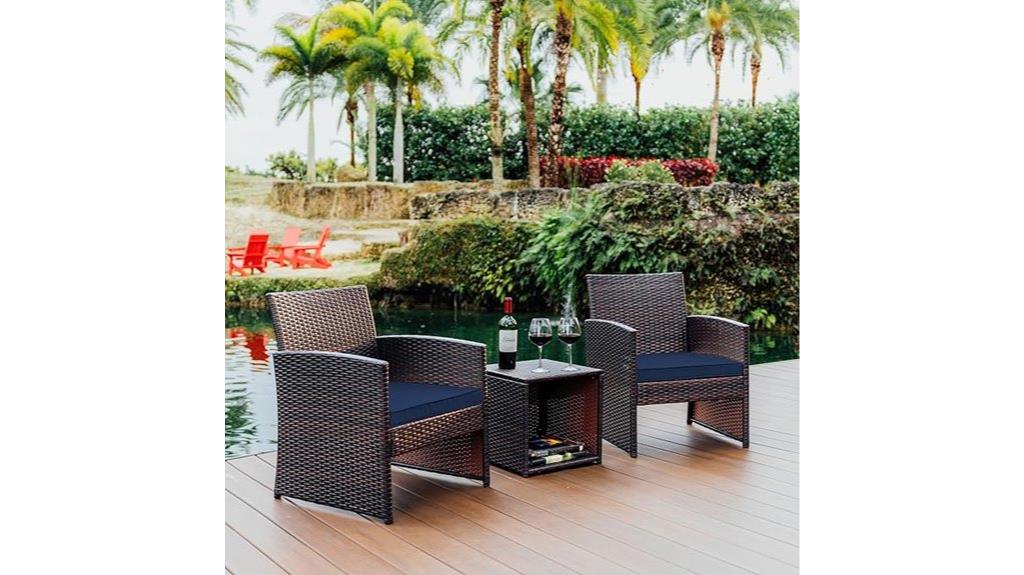 nestl wicker patio set