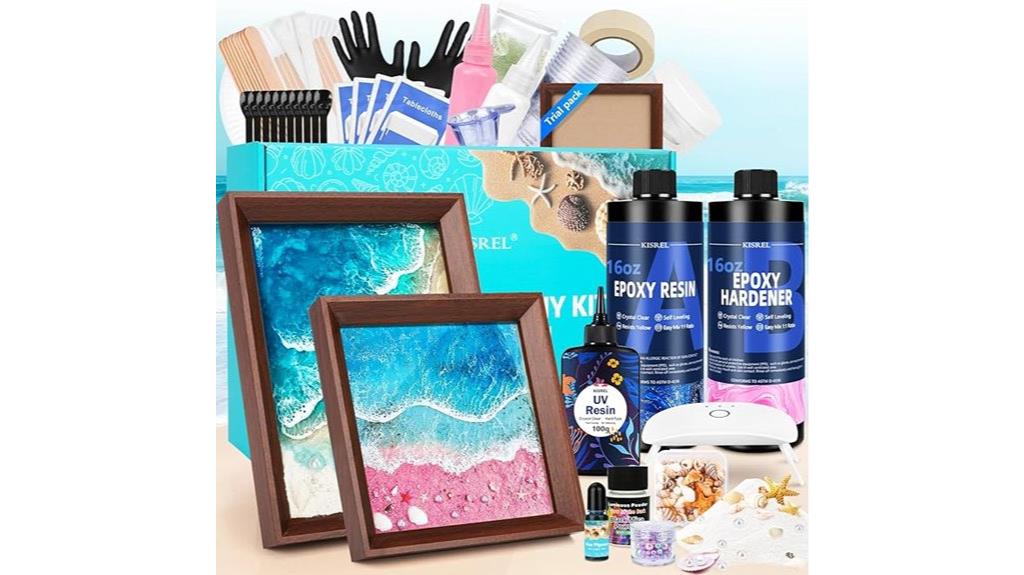 ocean resin art kit