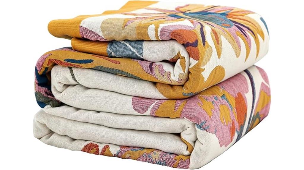 organic cotton boho blanket