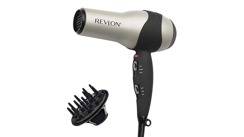 powerful silver hair dryer