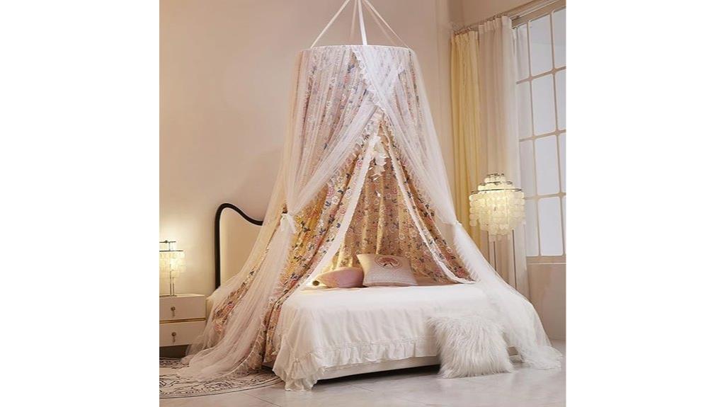 princess canopy bed curtain