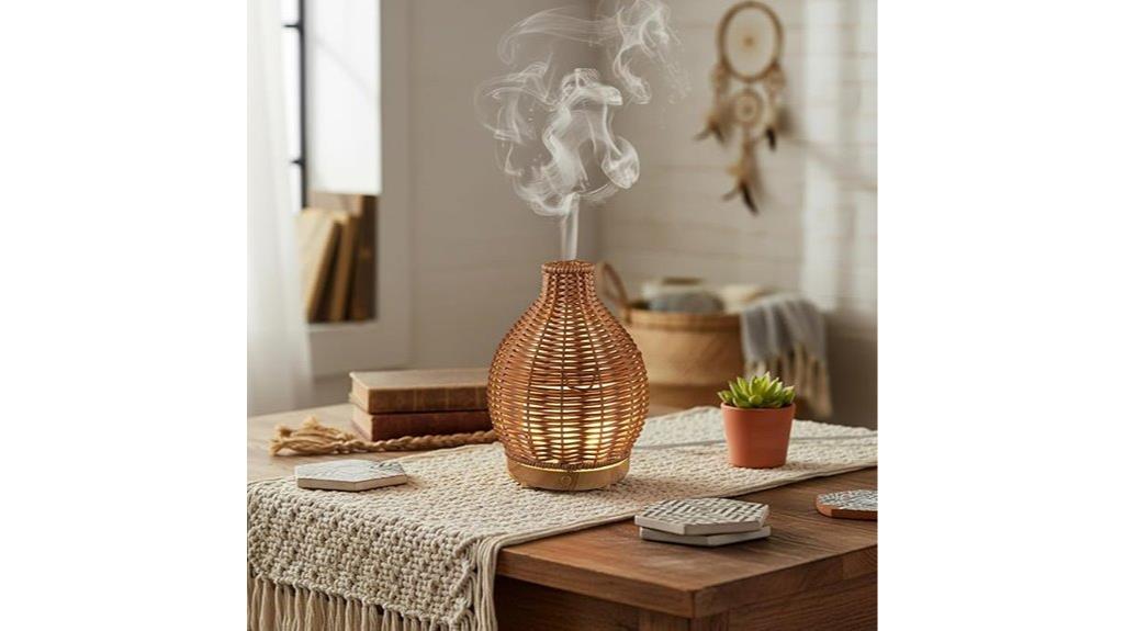 rattan woven aroma diffuser