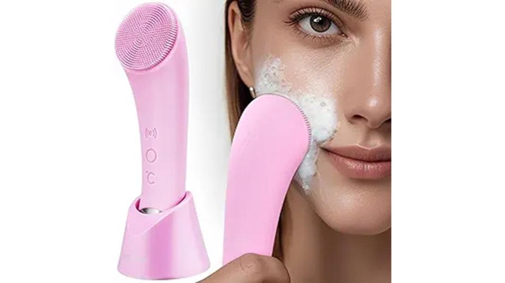 rechargeable silicone face cleansing