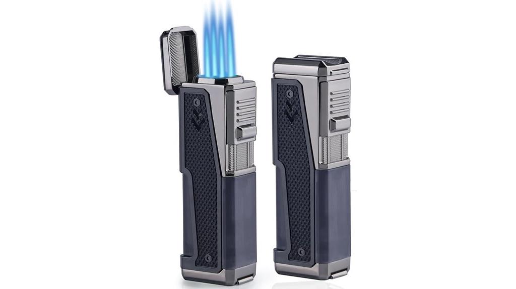 refillable quadruple jet lighters