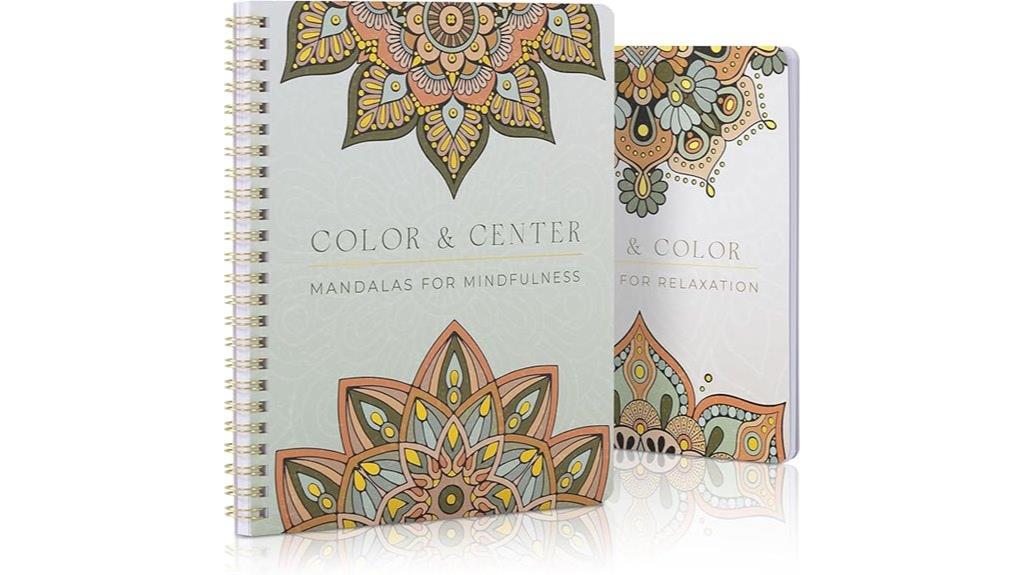 relaxing coloring book set