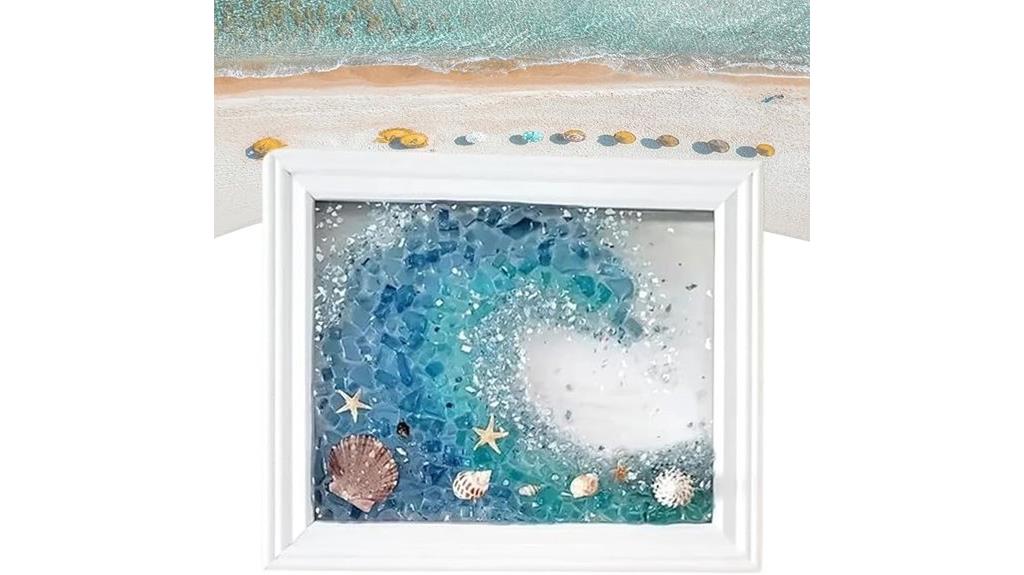 sea glass resin art kits