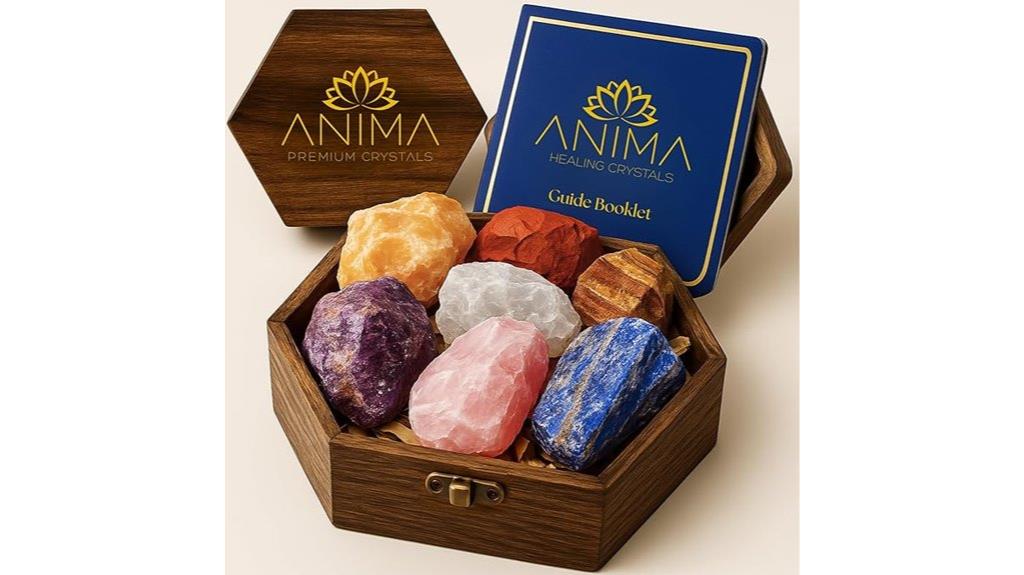 seven chakra healing crystals