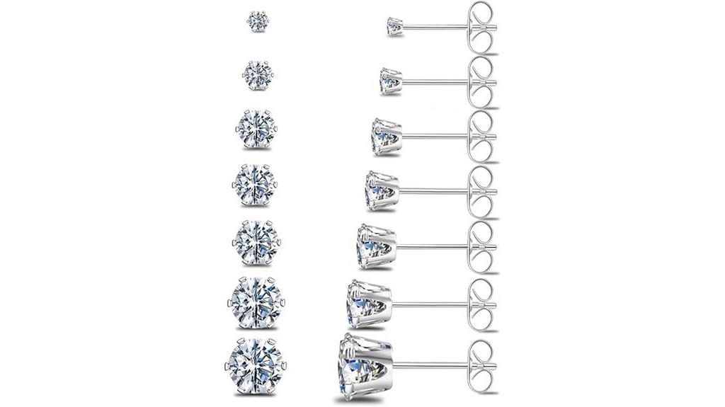 seven pair jewelry set