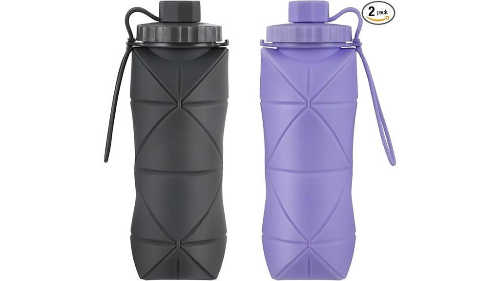 silicone collapsible water bottles