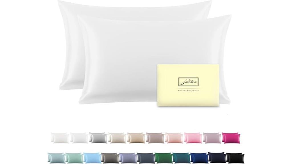 silk pillowcase set of 2