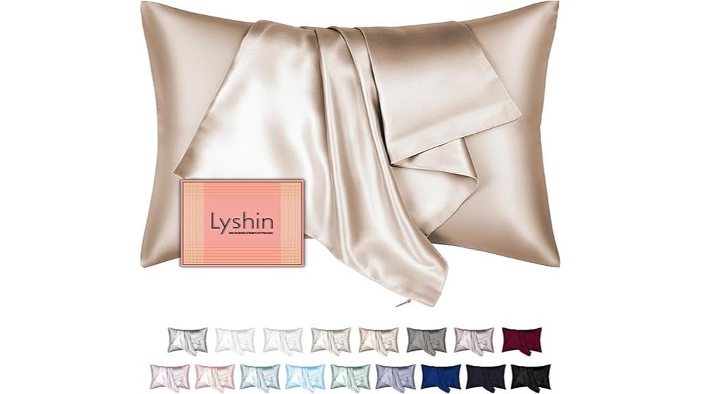 silk pillowcase with zipper