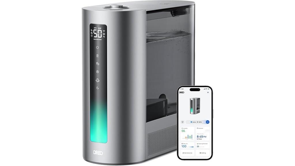 smart 6 liter bedroom humidifier