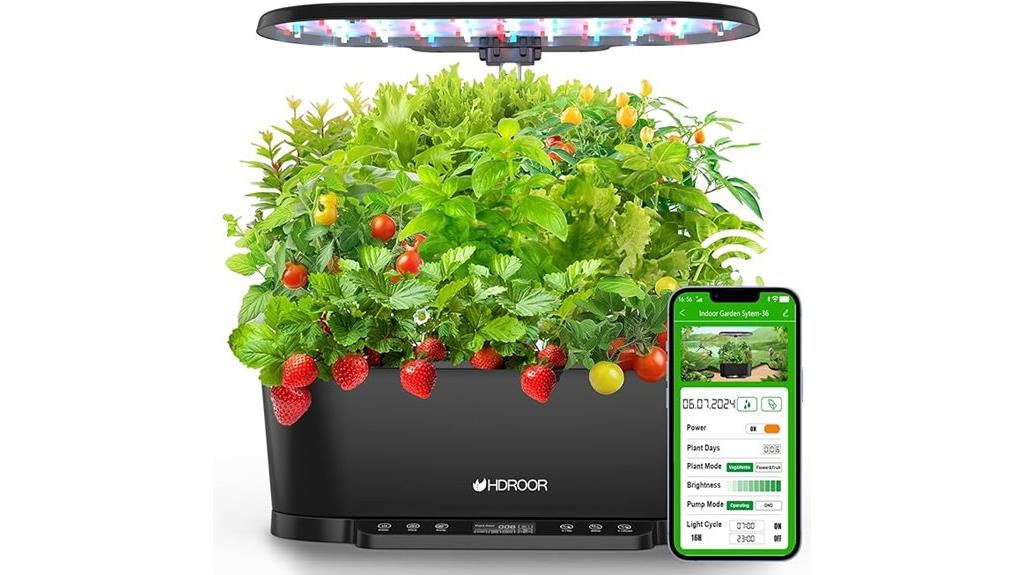 smart hydroponic growing kit