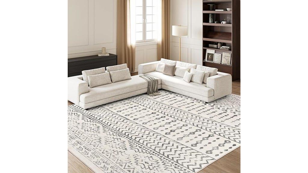 soft moroccan washable rug
