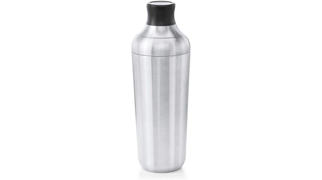 stainless steel cocktail shaker