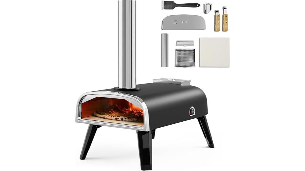 stainless steel outdoor pizza oven
