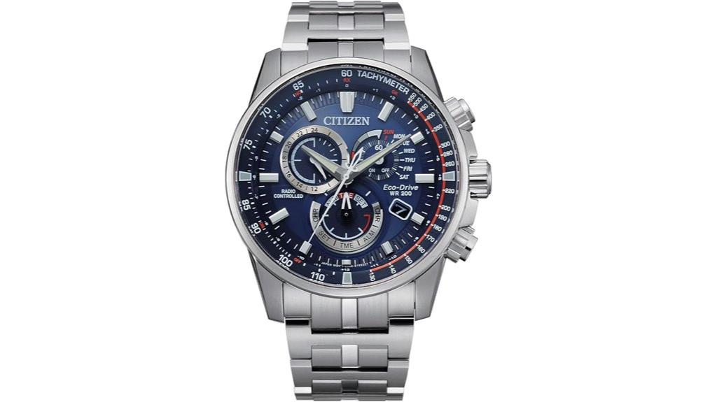 stainless steel sport chronograph