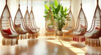 stylish and comfortable hanging chairs