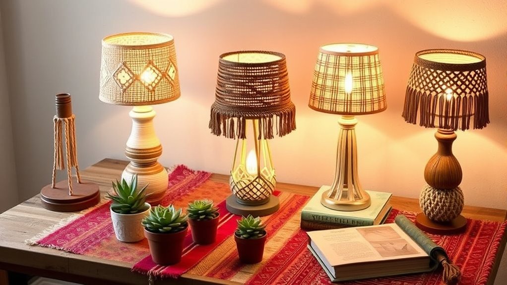 stylish boho table lamps