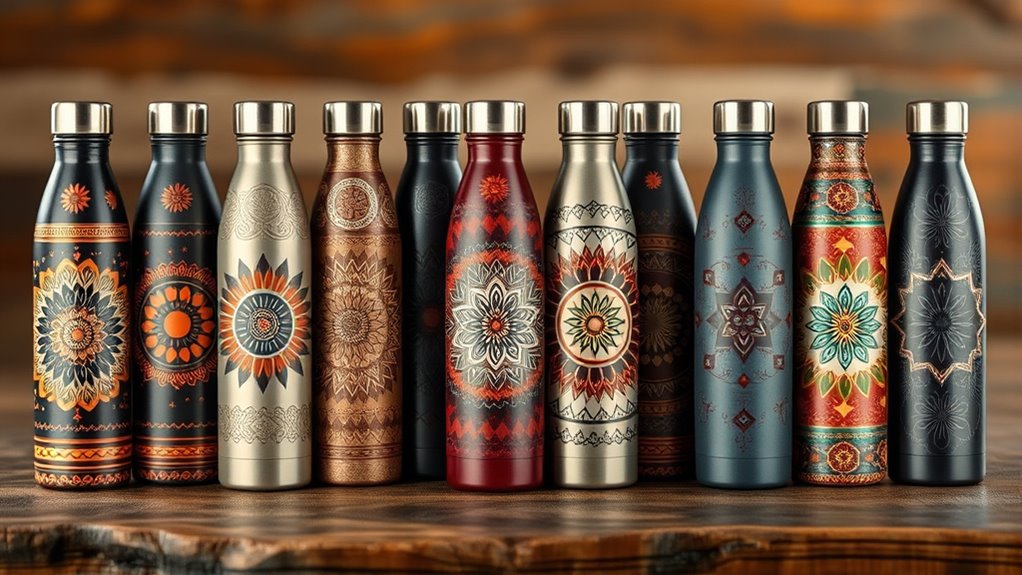 stylish functional stainless bottles