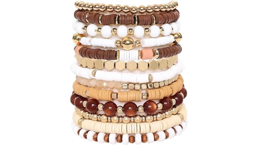 surfer bead bracelet set