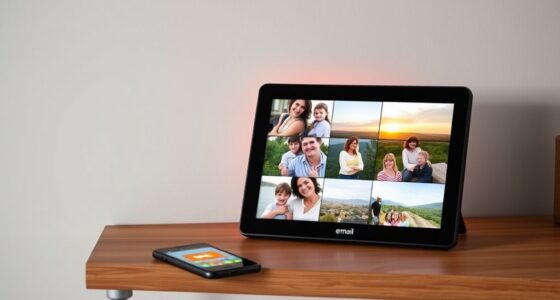 top email enabled digital frames