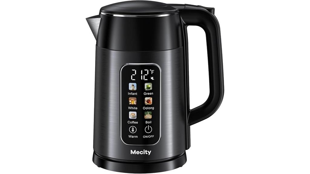 touchscreen temperature electric kettle
