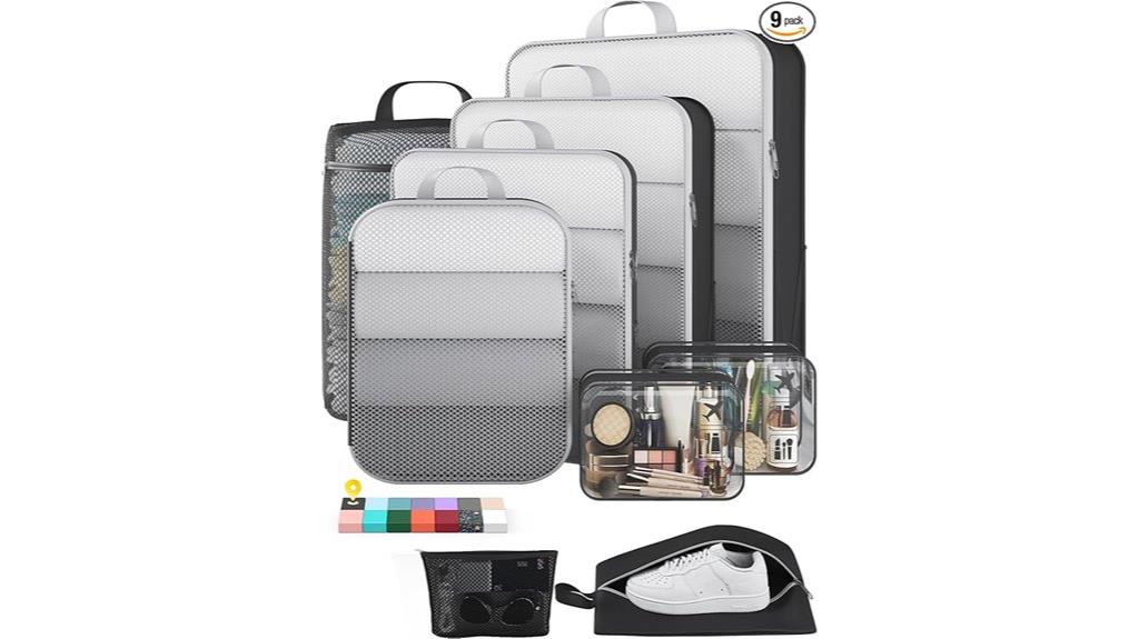 travel compression packing cubes