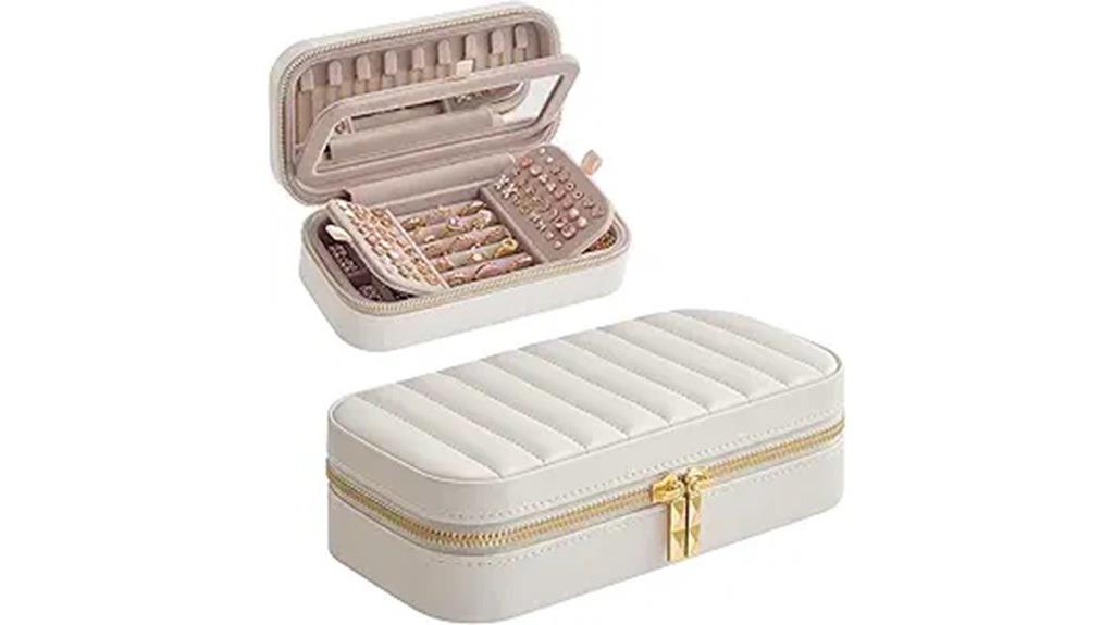 travel jewelry organizer case