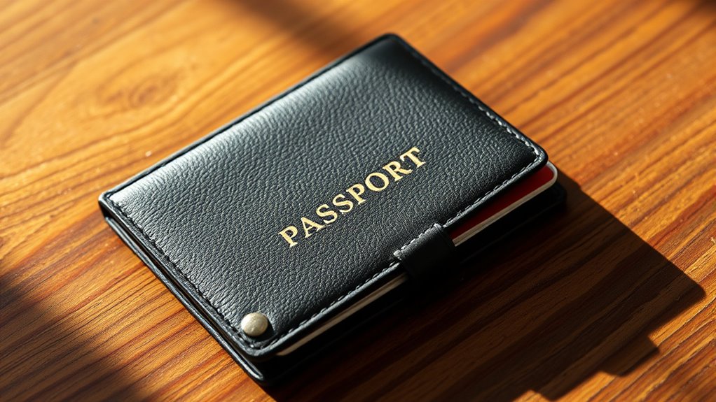 travel wallet material features