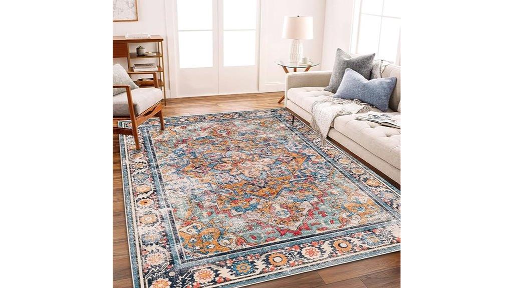 vintage boho medallion rug