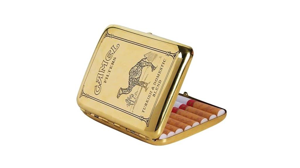 vintage copper waterproof cigarette case