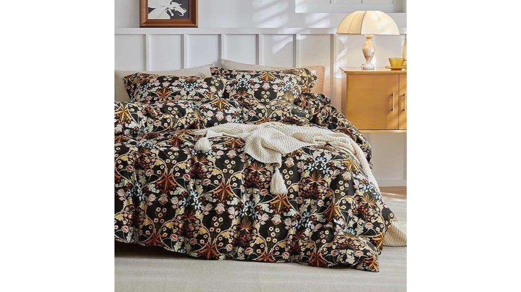 vintage floral king duvet